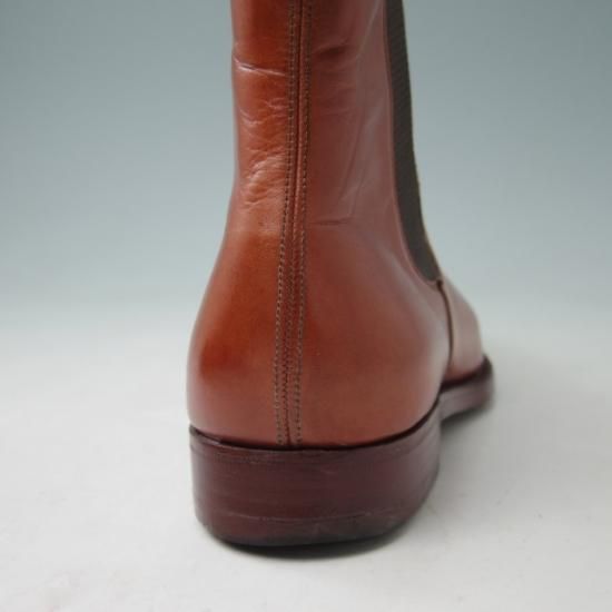 美品★チャーチ65G/UK6.5【旧チャーチ★サイドゴアブーツ/3都市ロゴ】ASTORIA/アストリア/アニリンカーフ/ROSETAN/赤茶★a342