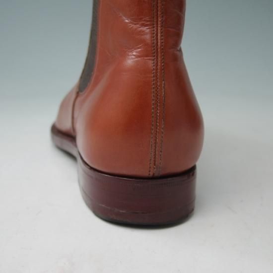 美品★チャーチ65G/UK6.5【旧チャーチ★サイドゴアブーツ/3都市ロゴ】ASTORIA/アストリア/アニリンカーフ/ROSETAN/赤茶★a342