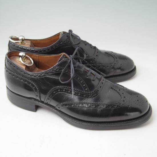 ★チャーチ 85G/UK8.5【旧チャーチ★2都市ロゴ/BURWOOD/バーウッド】81ラスト/ブックバインダーカーフ/黒/Church's★a343
