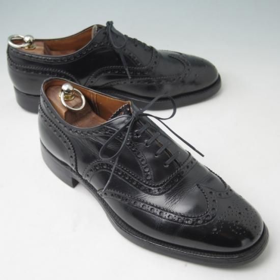 ★チャーチ 85G/UK8.5【旧チャーチ★2都市ロゴ/BURWOOD/バーウッド】81ラスト/ブックバインダーカーフ/黒/Church's★a343