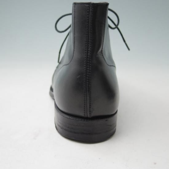 極美品★クロケット&ジョーンズ 7.5E【★(英)ジョージクレバリー別注/チャッカブーツ】ハンドグレード/カーフ/黒/GEORGE CLEVERLEY/メンズ/Crockett&Jones★a345