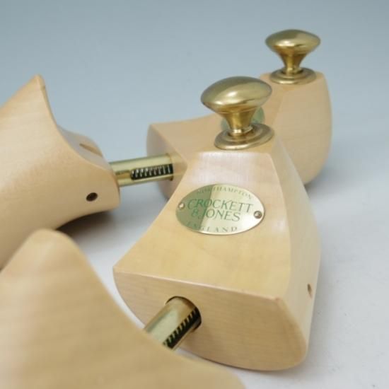 美品★クロケット&ジョーンズ SIZE 5【★純正シューツリー/631】木製シューキーパー/メンズ/Crockett&Jones★a348