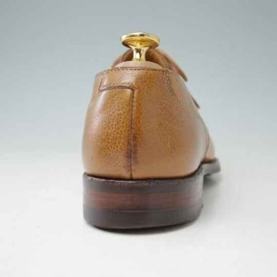 美品★クロケット&ジョーンズ 6.5E【★バーニーズNY別注/325ラスト】ダイナイトソール/Uチップ/カーフ/茶/BARNEYS/Crockett&Jones★a357