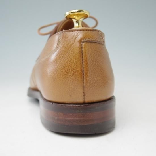 美品★クロケット&ジョーンズ 6.5E【★バーニーズNY別注/325ラスト】ダイナイトソール/Uチップ/カーフ/茶/BARNEYS/Crockett&Jones★a357