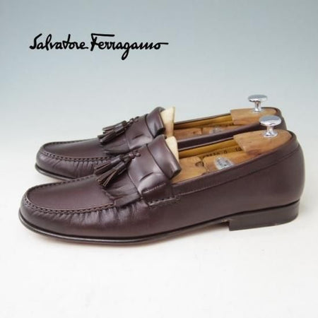 新品★フェラガモ/Ferragamo 10D【★メンズ】 靴 ローファー★a352