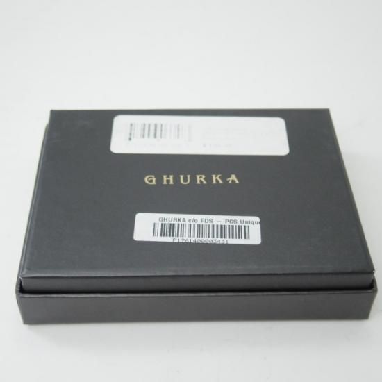 未使用★グルカ/GHURKA【★カードケース】 本革 黒 メンズ★a0N4535