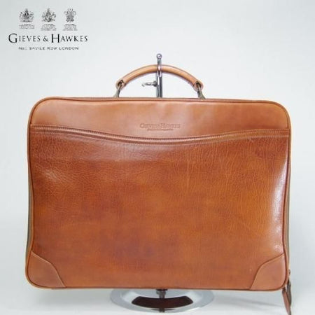 極上★(英)GIEVES&HAWKES/ギーブス&ホークス【★鞄】ブリーフケース★N4550