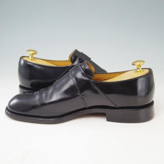 ★チャーチ 60F/UK6【旧チャーチ★ブックバインダーカーフ/73ラスト】Westbury/3都市ロゴ/モンクストラップ/黒/メンズ/Church's★a367