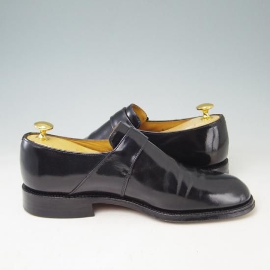 ★チャーチ 60F/UK6【旧チャーチ★ブックバインダーカーフ/73ラスト】Westbury/3都市ロゴ/モンクストラップ/黒/メンズ/Church's★a367