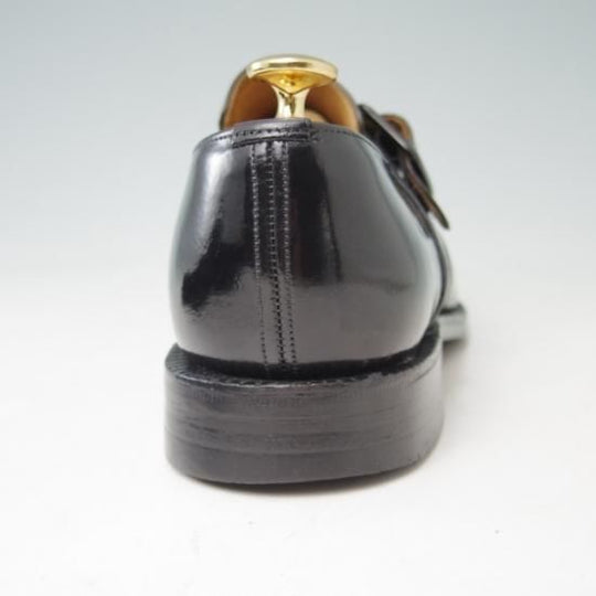 ★チャーチ 60F/UK6【旧チャーチ★ブックバインダーカーフ/73ラスト】Westbury/3都市ロゴ/モンクストラップ/黒/メンズ/Church's★a367