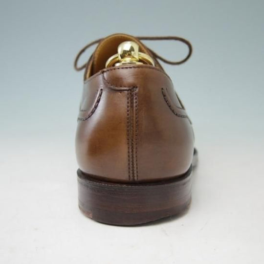 美品★クロケット&ジョーンズ UK7.5/US8E【★(米)ラルフローレン別注/POLO Ralph Lauren】Uチップ/カーフ/濃茶/メンズ/Crockett&Jones★a370