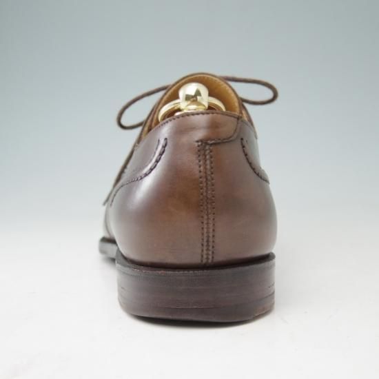 美品★クロケット&ジョーンズ UK7.5/US8E【★(米)ラルフローレン別注/POLO Ralph Lauren】Uチップ/カーフ/濃茶/メンズ/Crockett&Jones★a370