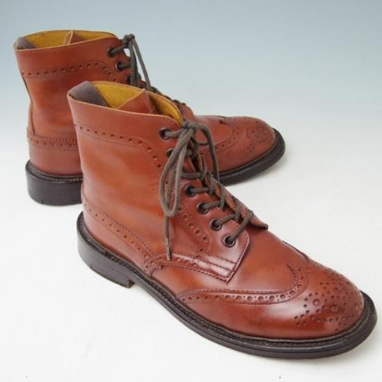 ★トリッカーズ(レディース) SIZE 5【★カントリーブーツ/L5180】カーフ/赤茶/Tricker's★a372