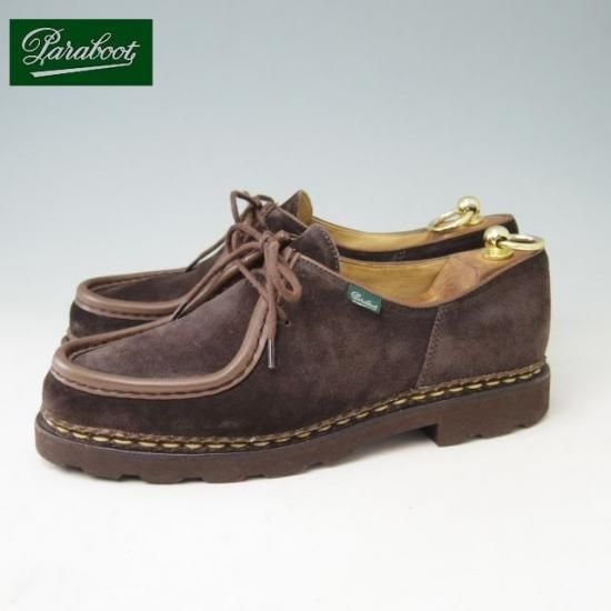 極上★パラブーツ SIZE 41.5【貴重★スエード/MICHAEL】ミカエル/マロン/マルシェソール/Paraboot★a373