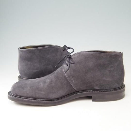 新品★ジョンロブ 7E【★GROVE/0015ラスト】オクトーバーソール/チャッカブーツ/スエード/灰/JOHN LOBB★a375
