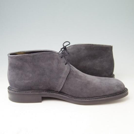 新品★ジョンロブ 7E【★GROVE/0015ラスト】オクトーバーソール/チャッカブーツ/スエード/灰/JOHN LOBB★a375