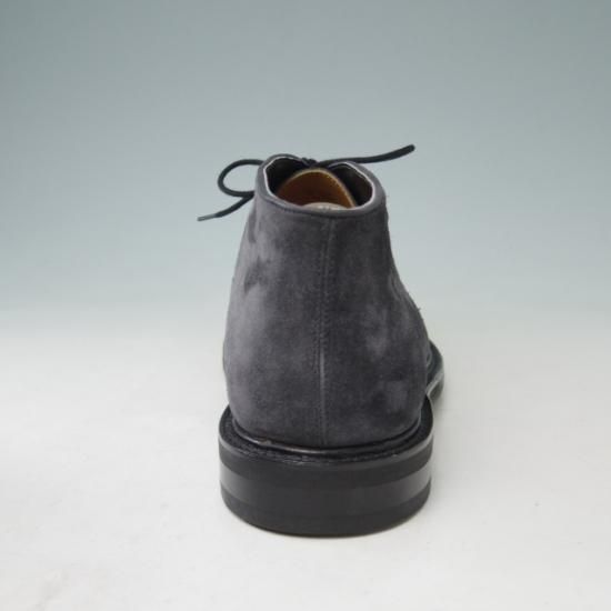新品★ジョンロブ 7E【★GROVE/0015ラスト】オクトーバーソール/チャッカブーツ/スエード/灰/JOHN LOBB★a375
