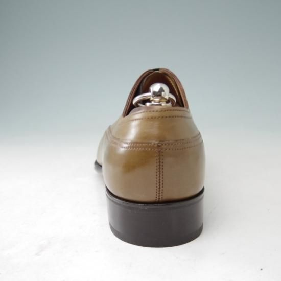 極美品★ジョンロブ7.5E【定価20万円以上★プレステージライン/HEMSBY/8000ラスト】オックスフォード/カーフ/茶/メンズ/JOHN LOBB★a376
