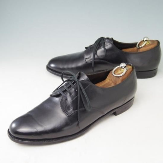 希少★チャーチ UK7程度【貴重★ブルックスブラザーズ別注/BROOKS ENGLISH】925/旧チャーチ/カーフ/黒/Church's★a379