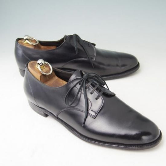 希少★チャーチ UK7程度【貴重★ブルックスブラザーズ別注/BROOKS ENGLISH】925/旧チャーチ/カーフ/黒/Church's★a379