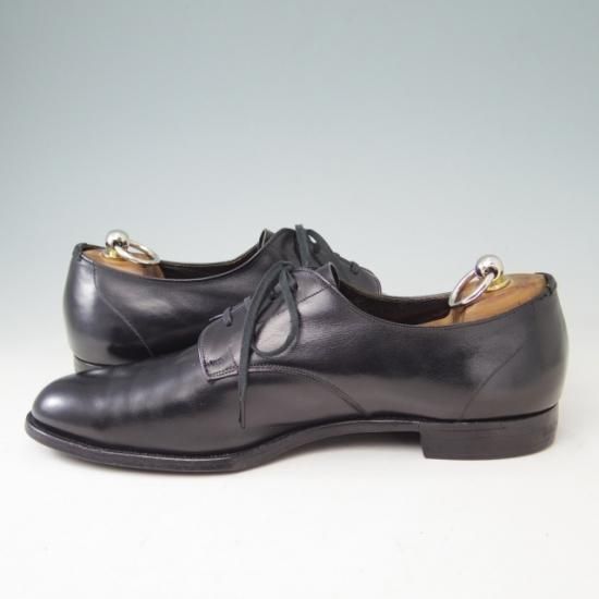 希少★チャーチ UK7程度【貴重★ブルックスブラザーズ別注/BROOKS ENGLISH】925/旧チャーチ/カーフ/黒/Church's★a379