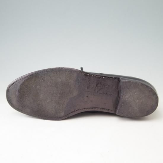 希少★チャーチ UK7程度【貴重★ブルックスブラザーズ別注/BROOKS ENGLISH】925/旧チャーチ/カーフ/黒/Church's★a379