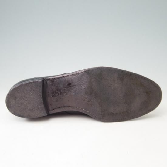 希少★チャーチ UK7程度【貴重★ブルックスブラザーズ別注/BROOKS ENGLISH】925/旧チャーチ/カーフ/黒/Church's★a379