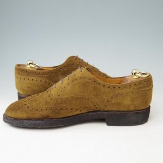 ★チャーチ85F/UK8.5【定価￥86,900-★FAIRFIELD/81ラスト】フェアフィールド/フルブローグ/スエード/マラッカ色/メンズ/Church's★a380
