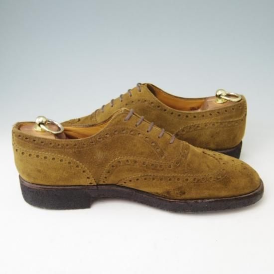 ★チャーチ85F/UK8.5【定価￥86,900-★FAIRFIELD/81ラスト】フェアフィールド/フルブローグ/スエード/マラッカ色/メンズ/Church's★a380