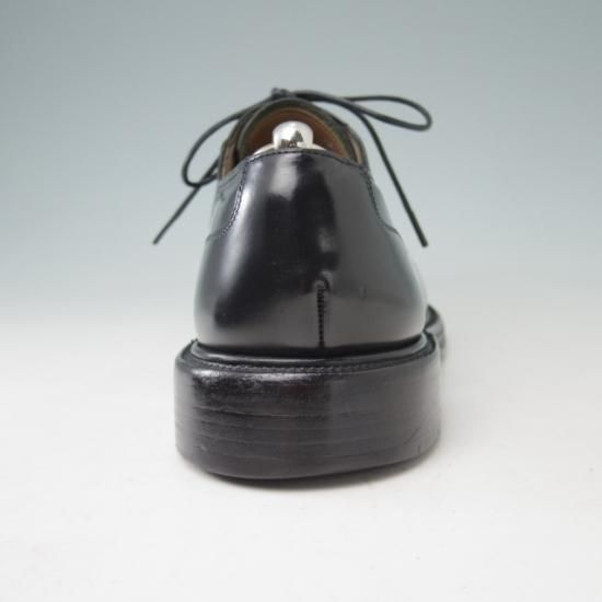 極上★チャーチ 75G/UK7.5【貴重★100ラスト/LANCASTER】ランカスター/4都市ロゴ/ストレートチップ/カーフ/黒/メンズ/Church's★a381