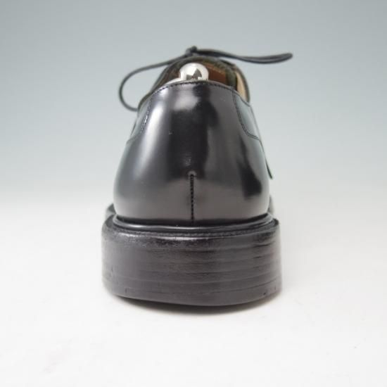 極上★チャーチ 75G/UK7.5【貴重★100ラスト/LANCASTER】ランカスター/4都市ロゴ/ストレートチップ/カーフ/黒/メンズ/Church's★a381