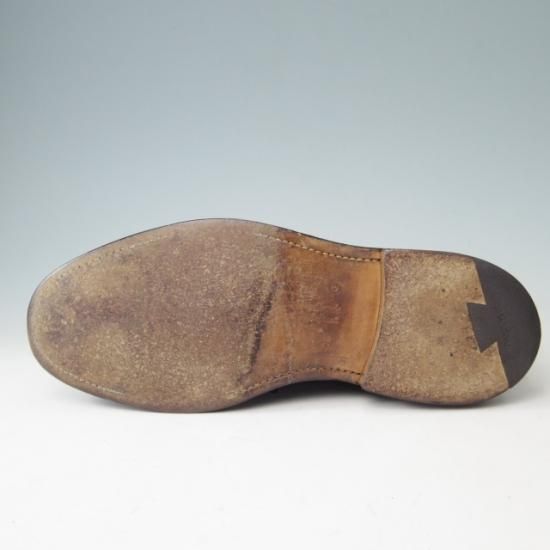 極上★チャーチ 75G/UK7.5【貴重★100ラスト/LANCASTER】ランカスター/4都市ロゴ/ストレートチップ/カーフ/黒/メンズ/Church's★a381