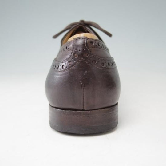 美品★チャーチ 60F/UK6【貴重★CHETWYND似寄りモデル/173ラスト】FIRBECK/フルブローグ/カーフ/濃茶/メンズ/Church's★a382