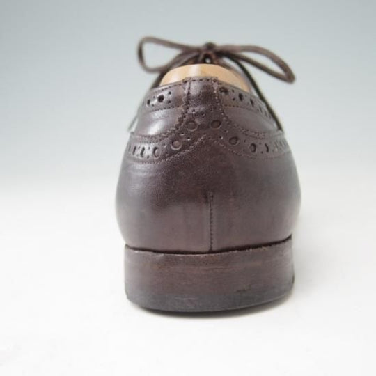 美品★チャーチ 60F/UK6【貴重★CHETWYND似寄りモデル/173ラスト】FIRBECK/フルブローグ/カーフ/濃茶/メンズ/Church's★a382