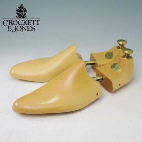 極美品★クロケット&ジョーンズ SIZE 7【★純正シューツリー/631】木製シューキーパー/メンズ/Crockett&Jones★a384