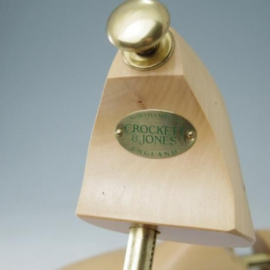 極美品★クロケット&ジョーンズ SIZE 7【★純正シューツリー/631】木製シューキーパー/メンズ/Crockett&Jones★a384