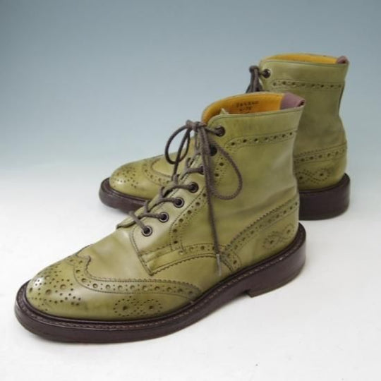★トリッカーズ SIZE 6【貴重★(英)ポールスミス別注/Paul Smith】カントリーブーツ/M6178/カーフ/カーキ/Tricker's★a388