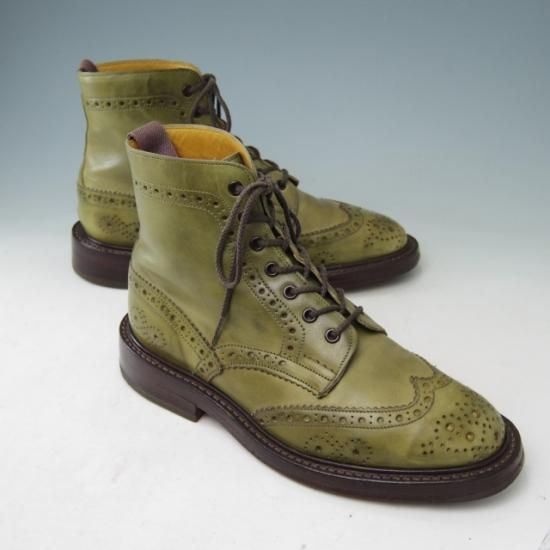 ★トリッカーズ SIZE 6【貴重★(英)ポールスミス別注/Paul Smith】カントリーブーツ/M6178/カーフ/カーキ/Tricker's★a388