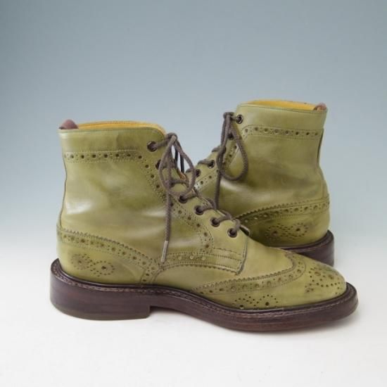 ★トリッカーズ SIZE 6【貴重★(英)ポールスミス別注/Paul Smith】カントリーブーツ/M6178/カーフ/カーキ/Tricker's★a388