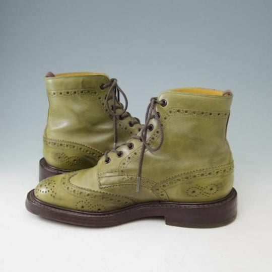 ★トリッカーズ SIZE 6【貴重★(英)ポールスミス別注/Paul Smith】カントリーブーツ/M6178/カーフ/カーキ/Tricker's★a388