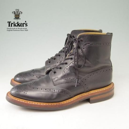 極上★トリッカーズ SIZE 7.5【★カントリーブーツ/L2508】ダイナイトソール/カーフ/黒/Tricker'★a389