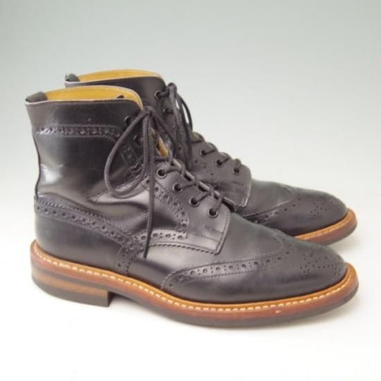 極上★トリッカーズ SIZE 7.5【★カントリーブーツ/L2508】ダイナイトソール/カーフ/黒/Tricker'★a389
