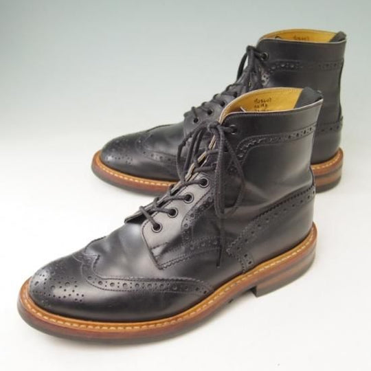 極上★トリッカーズ SIZE 7.5【★カントリーブーツ/L2508】ダイナイトソール/カーフ/黒/Tricker'★a389
