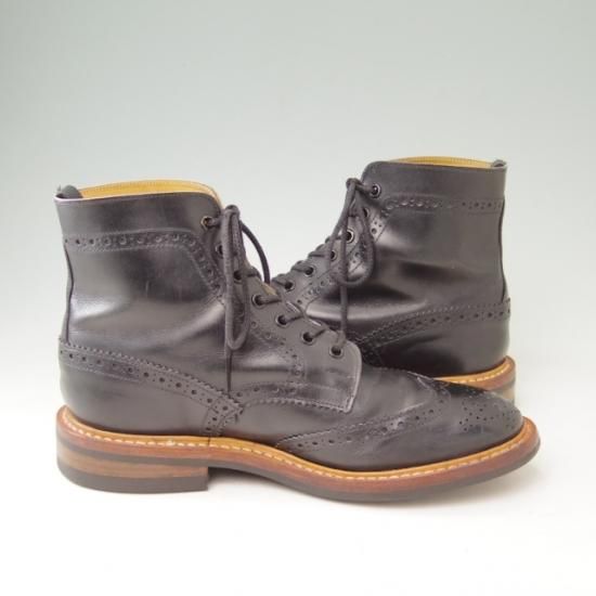 極上★トリッカーズ SIZE 7.5【★カントリーブーツ/L2508】ダイナイトソール/カーフ/黒/Tricker'★a389