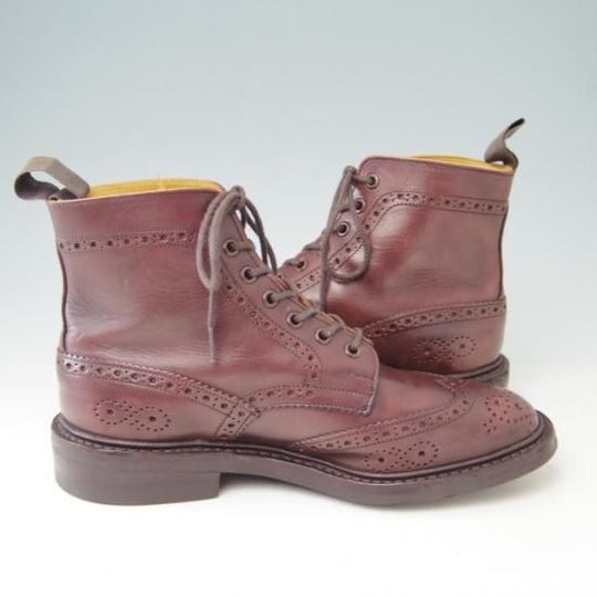 極美品★トリッカーズ SIZE 7.5【貴重★(英)ポールスミス別注/Paul Smith】カントリーブーツ/M6178/カーフ/赤茶/Tricker's★a390