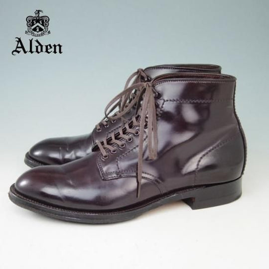 極美品★オールデン8.5D【コードバン仕様★モディファイドラスト/4561H】ブーツ/#8/赤茶/メンズ/Alden★a391