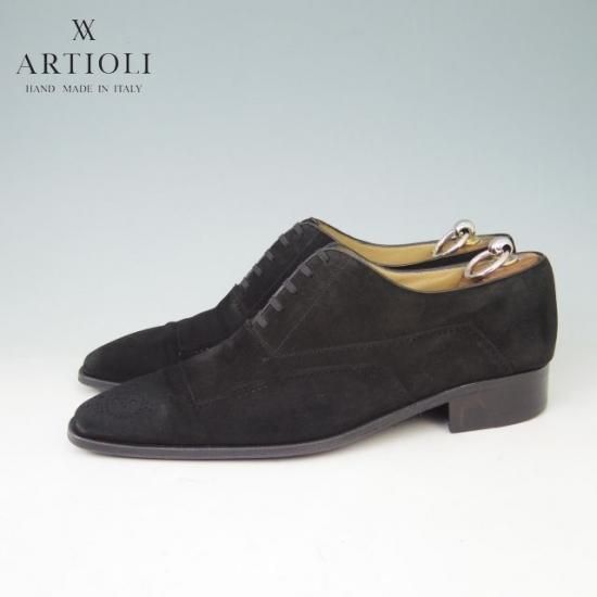 極上★ARTIOLI/アルティオリ UK8程度【★超高額商品!!】靴★a395