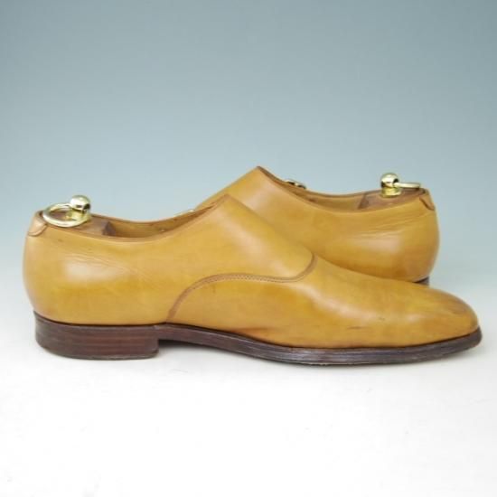 ★クロケット&ジョーンズ 8E 【★(英)ポールスミス別注/Paul Smith】サイドモンク/カーフ/茶/メンズ/Crockett&Jones★a399