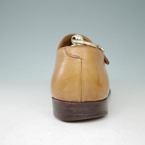 ★クロケット&ジョーンズ 8E 【★(英)ポールスミス別注/Paul Smith】サイドモンク/カーフ/茶/メンズ/Crockett&Jones★a399
