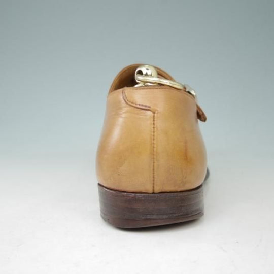 ★クロケット&ジョーンズ 8E 【★(英)ポールスミス別注/Paul Smith】サイドモンク/カーフ/茶/メンズ/Crockett&Jones★a399